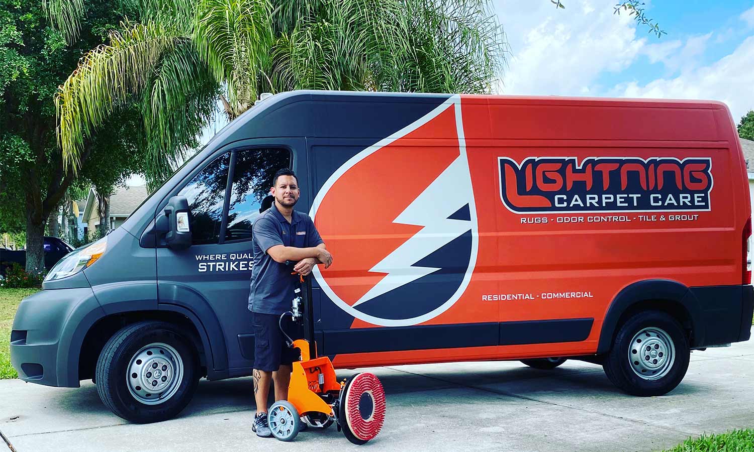 Professional Tile and Carpet Cleaning in Apopka, FL Lightning Carpet Care