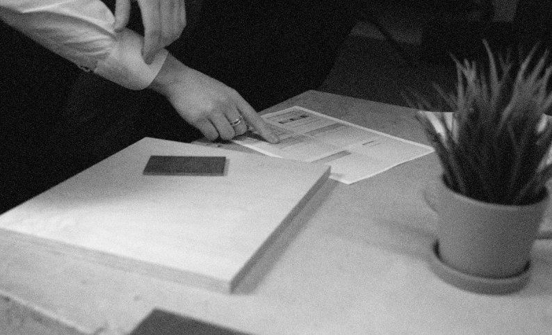 Diskussion über die Materialien eines Produkts