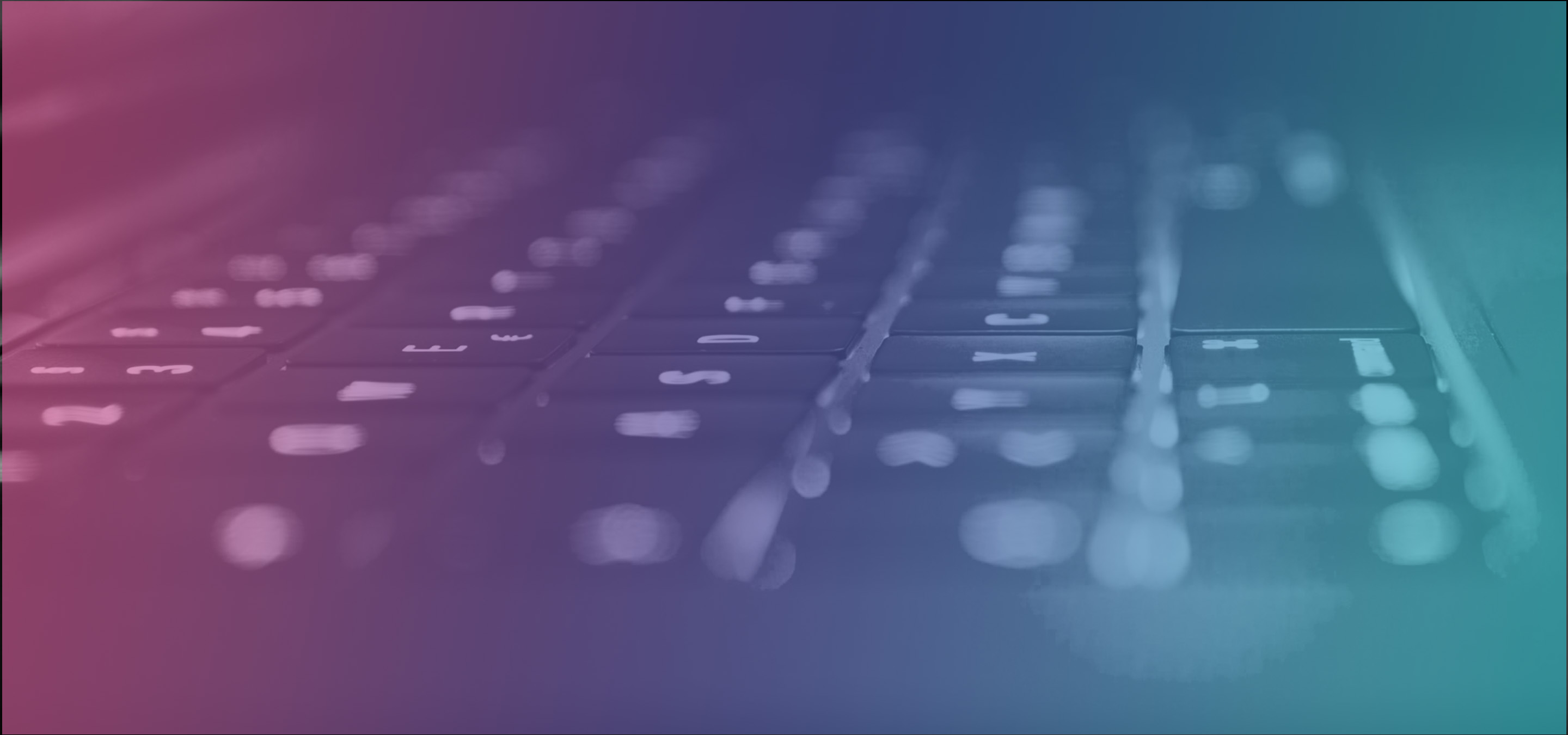 Laptop keyboard with lights on keys on