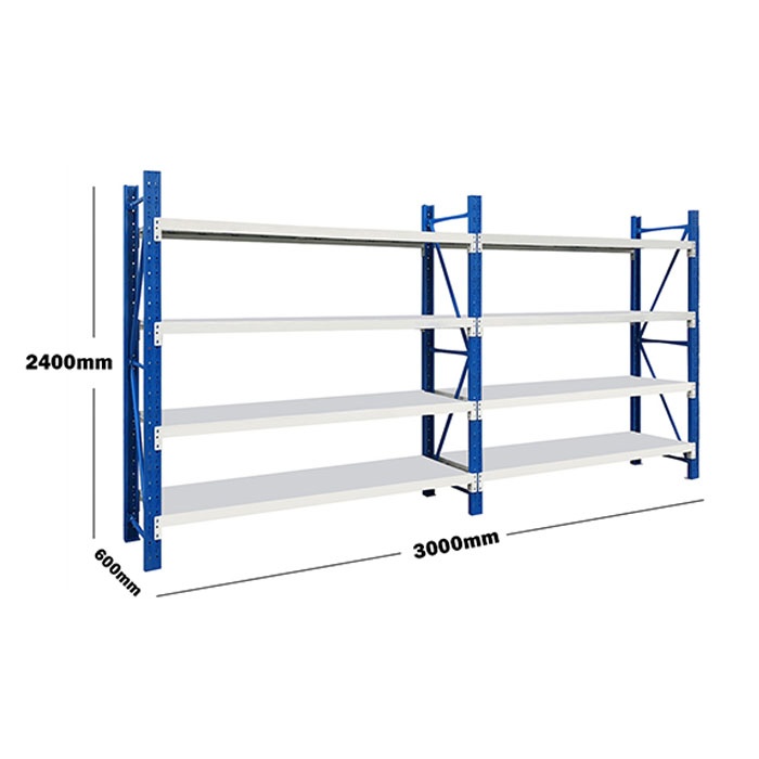 3M(L) x 2.4M(H) x 0.6M(D) Shelves Racking Metal Steel 3024BG - Skyteck ...