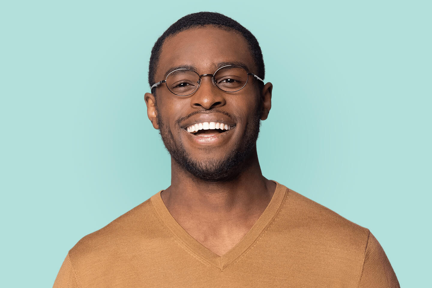 Nice man smiling