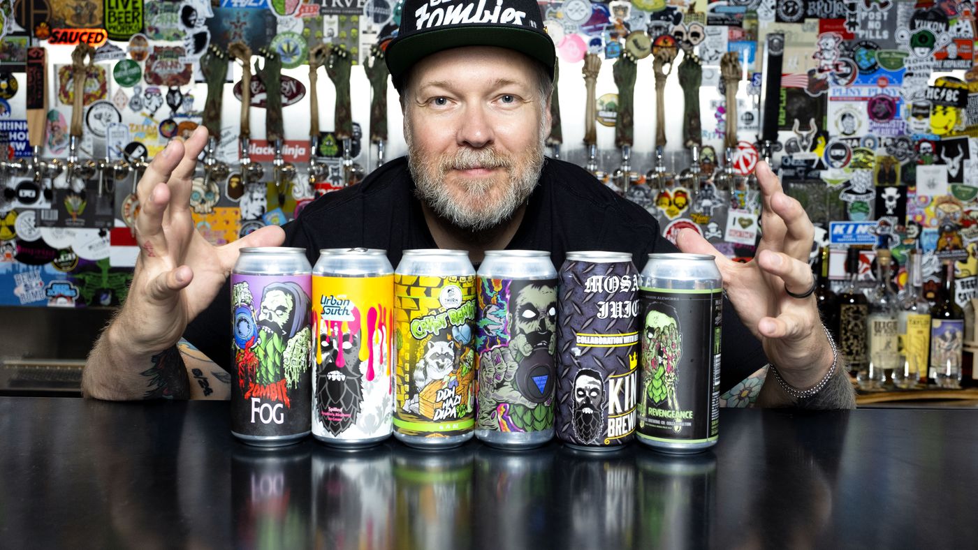 Beer Zombies founder Chris Jacobs from Las Vegas Nevada.