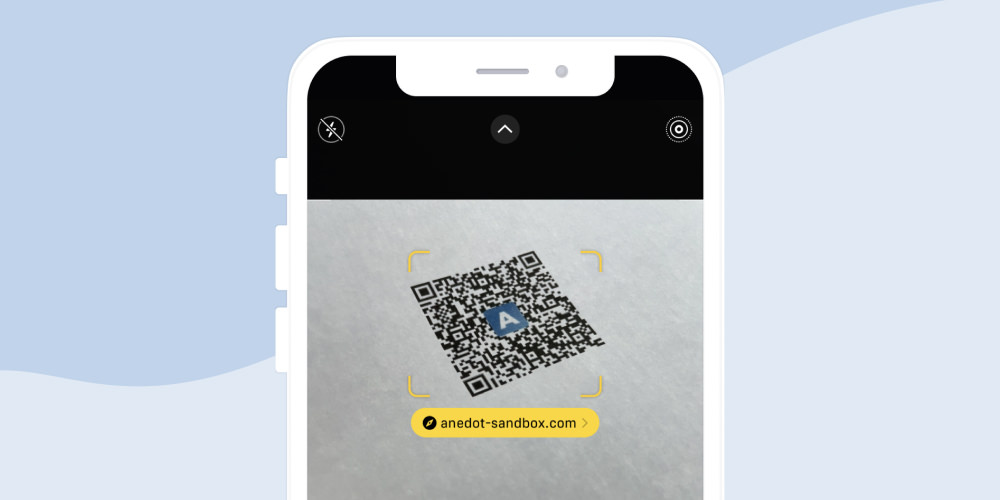 QR code example