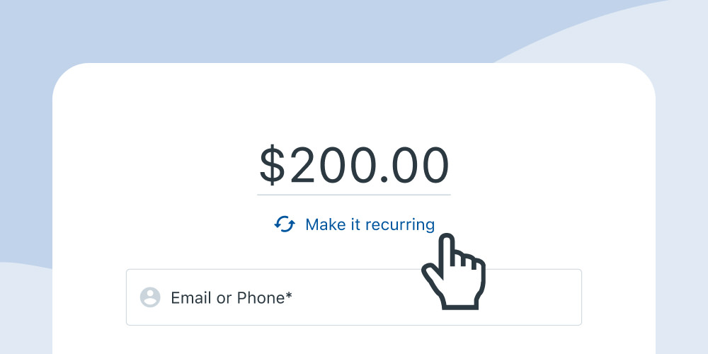 Recurring giving is free on Anedot