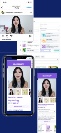 woman engaging in social commerce