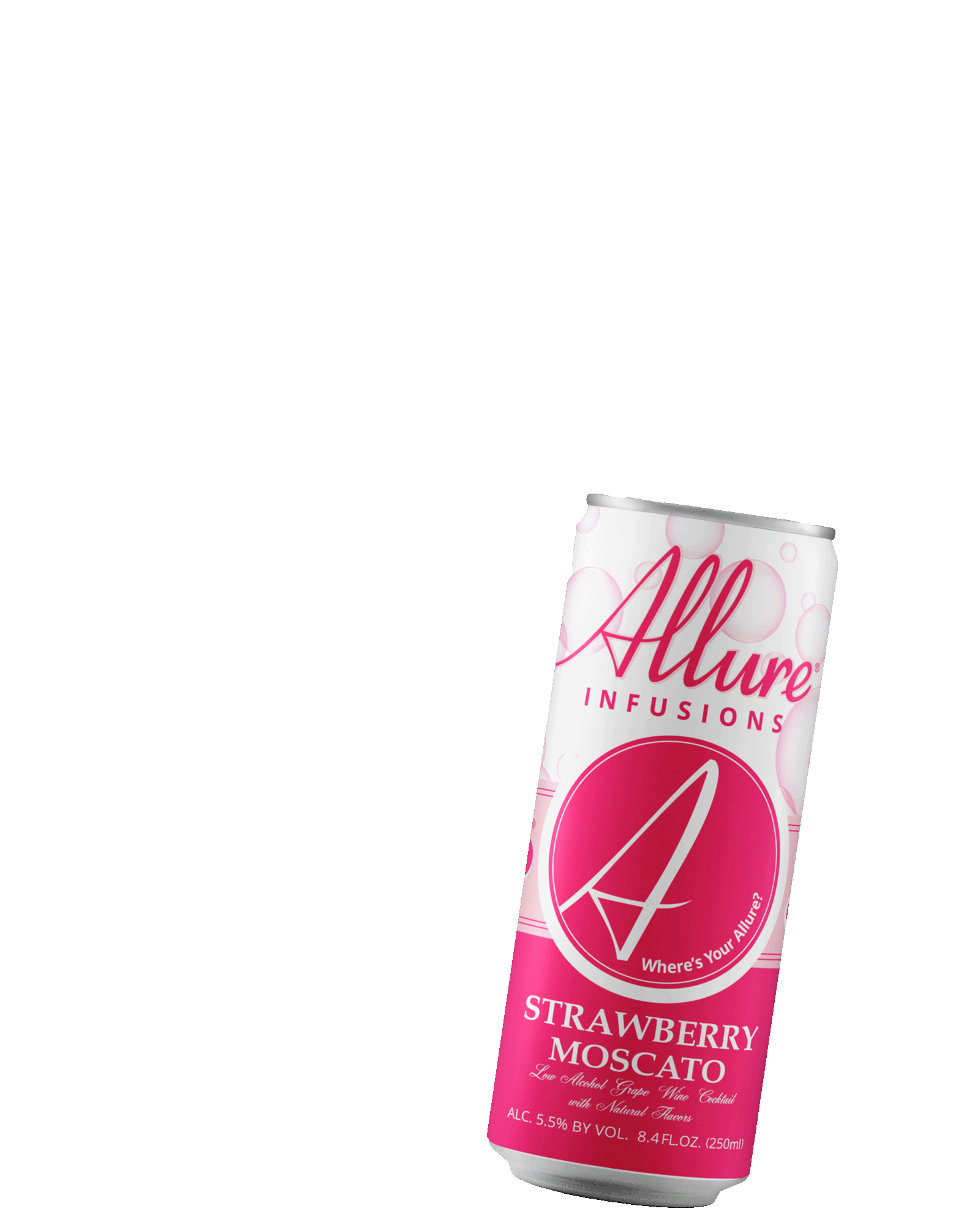 Allure Infusions Strawberry Moscato Can