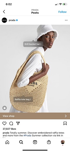 Instagram Prada Post image