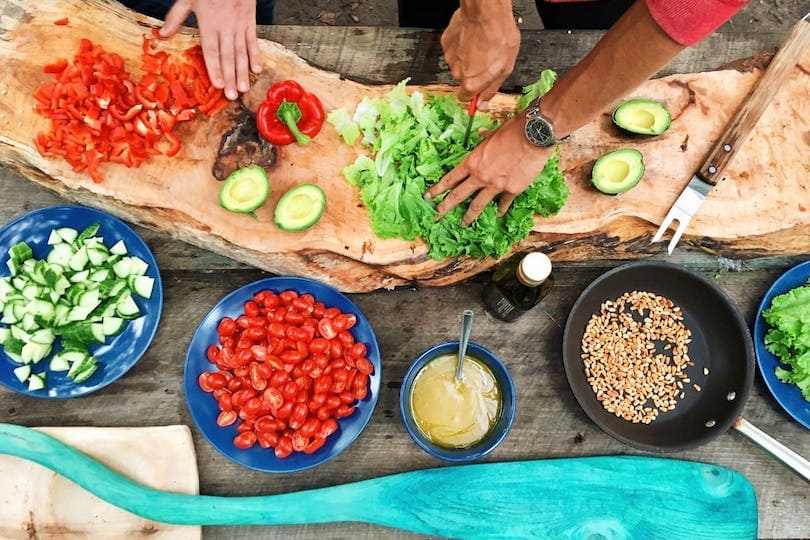 Viel Gemüse für gesunde Ernährung bei Gicht