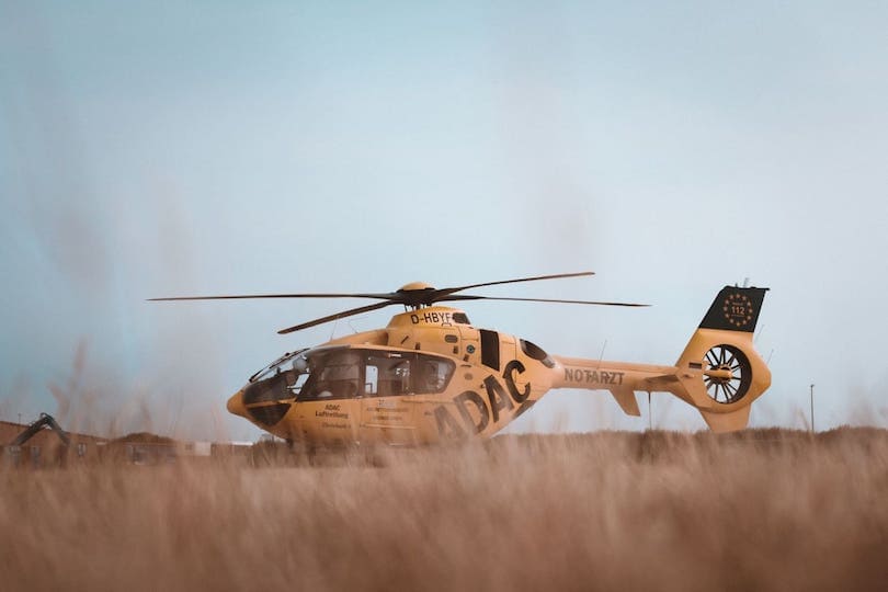 ADAC-Rettungshubschrauber im Notfall