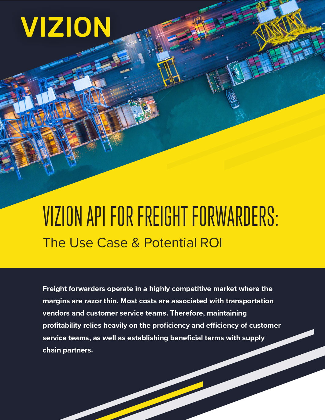 VIZION Use Case Guide for Freight Forwarders