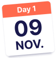 November 9th day 1