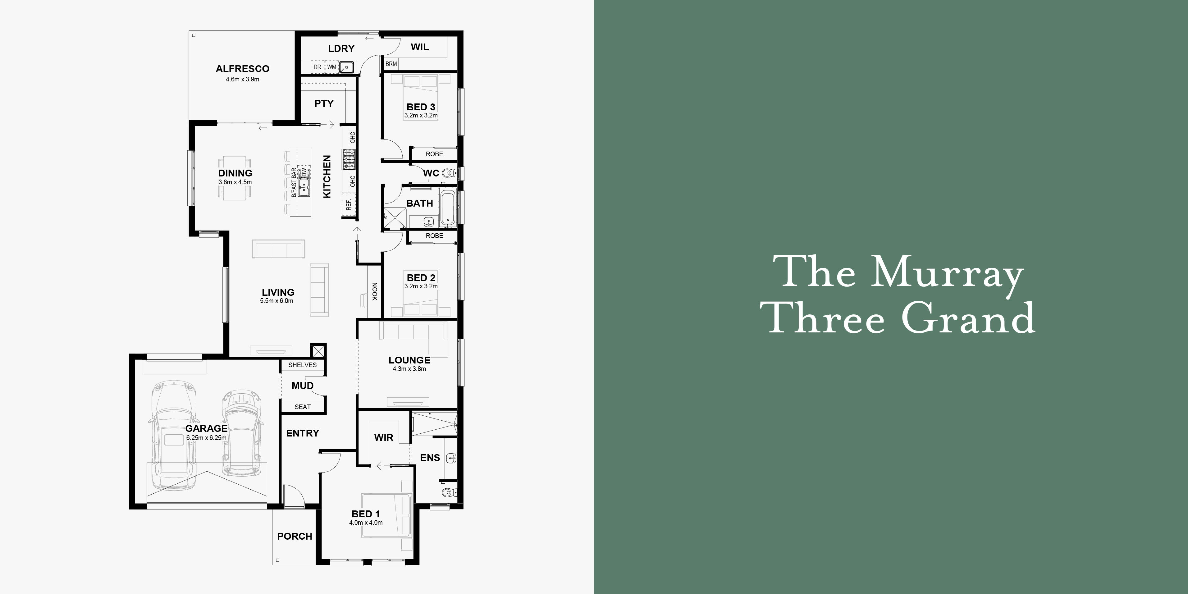The New Murray Three Grand Home Design