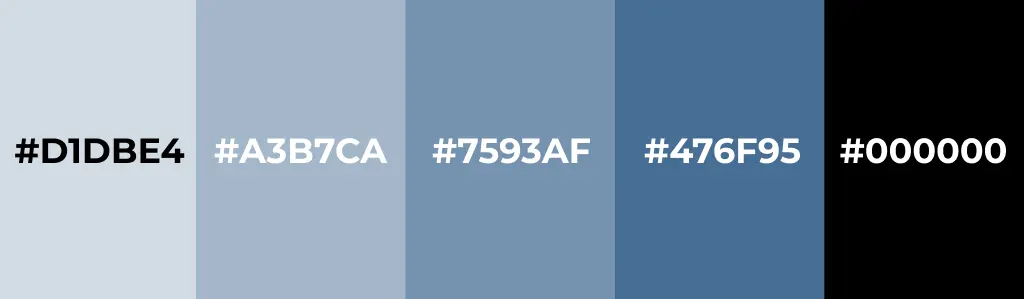 A lawyer website color combination