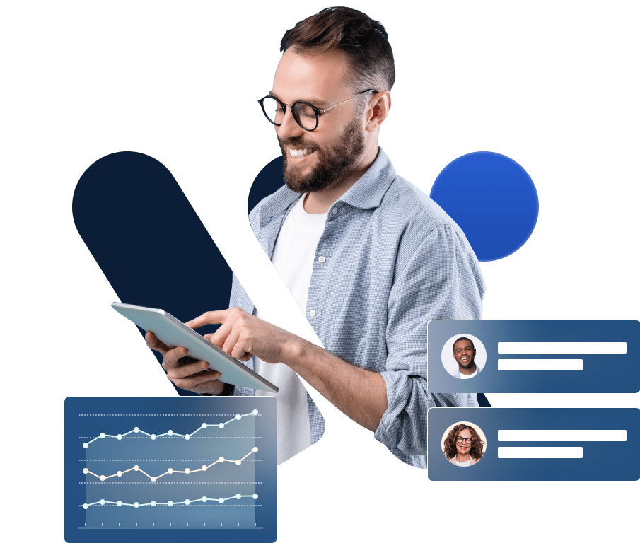Produktivität steigern, Unternehmen skalieren. Workbase ist eine Mitarbeiter Plattform für schnelle Kommunikation, kurze Anlernzeiten und effiziente Prozesse.