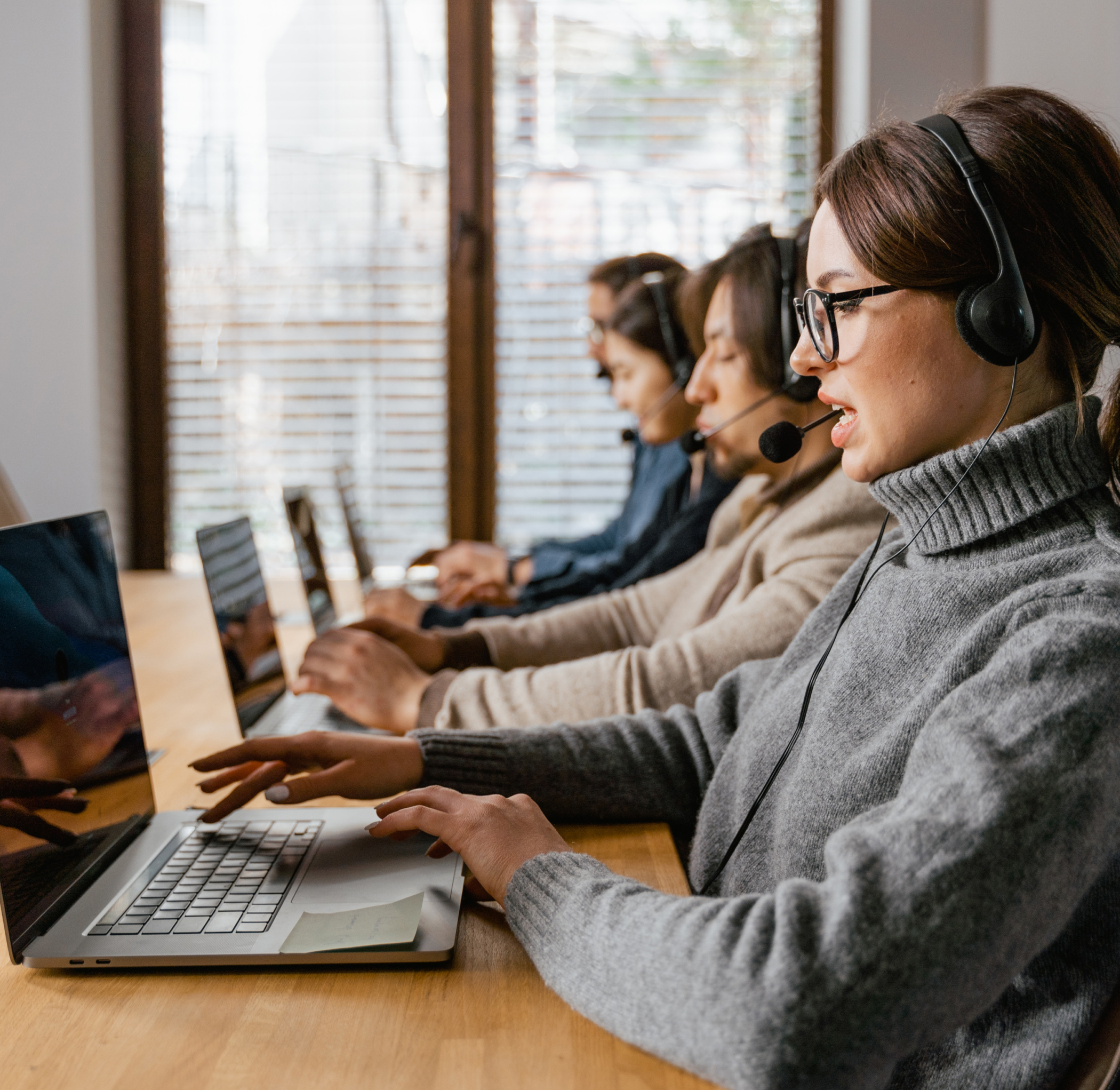 Employees Using Zingtree Medical Software