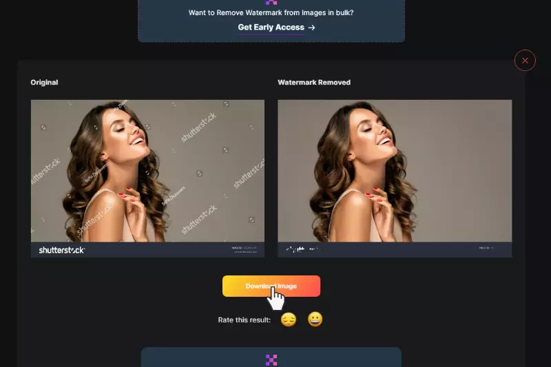 Last and final Step to Download image without Watermark