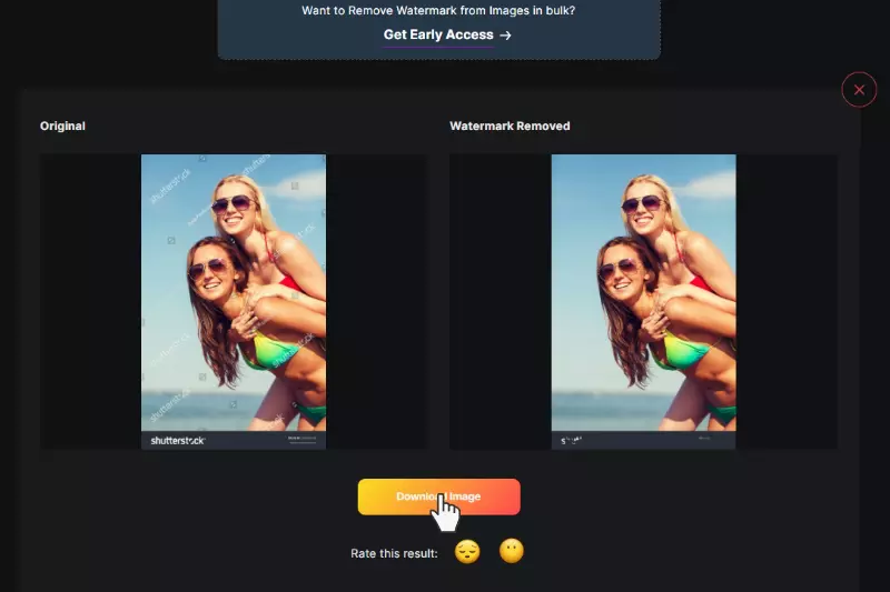 Last and Final Step to Download Image without BG
