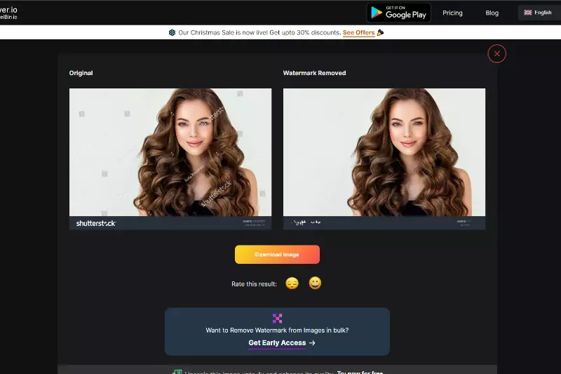 3rd Step ready to download image