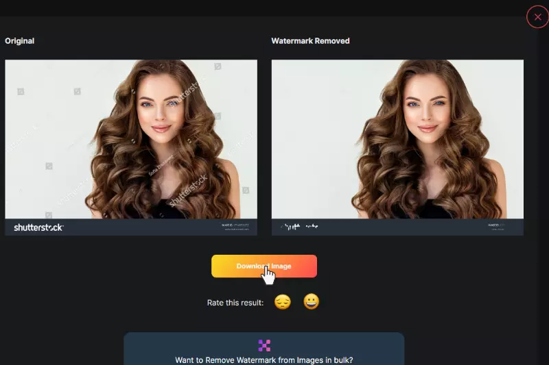Last and Final Step to Download image without Watermark