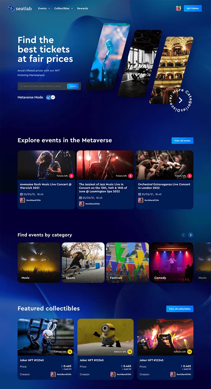 SeatLab Homepage