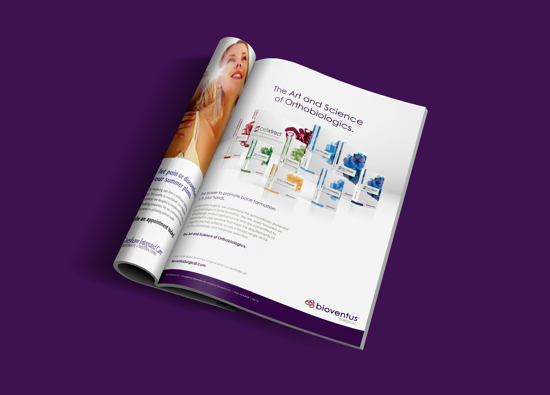 bioventus case study print ad