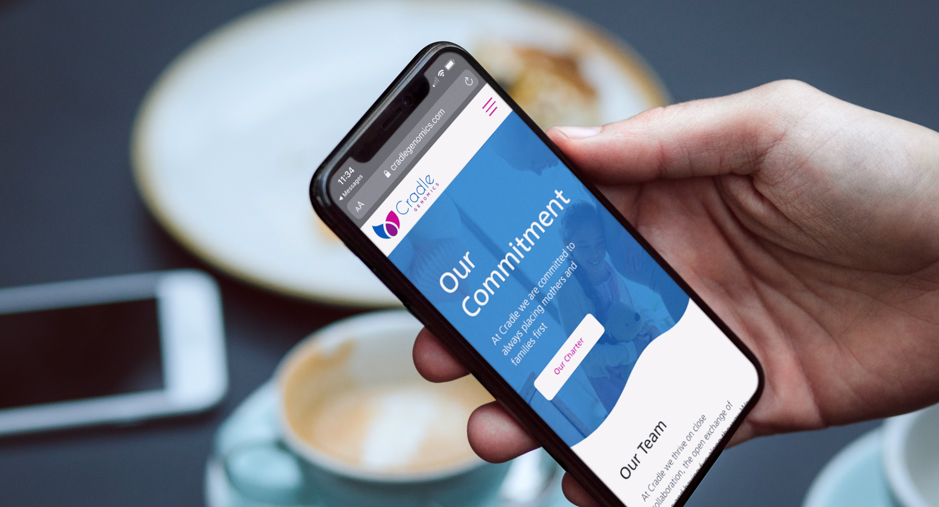 cradle genomics case study mobile