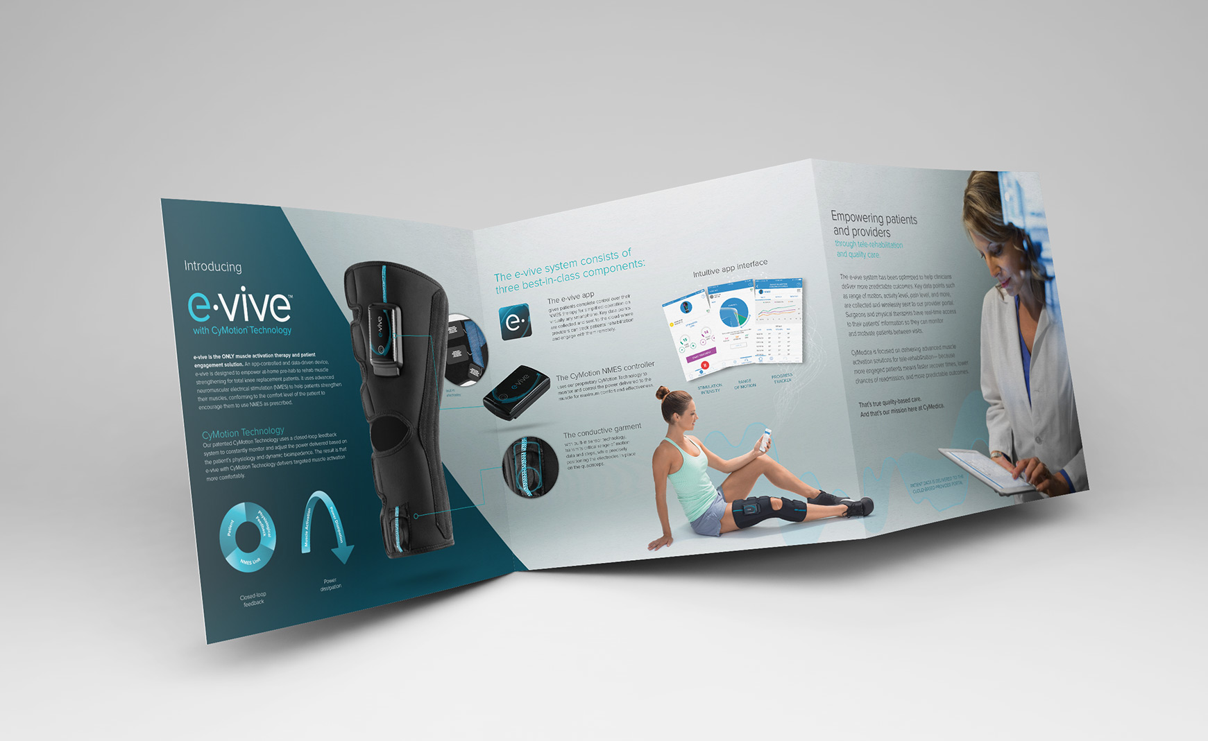 cymedica case study trifold brochure