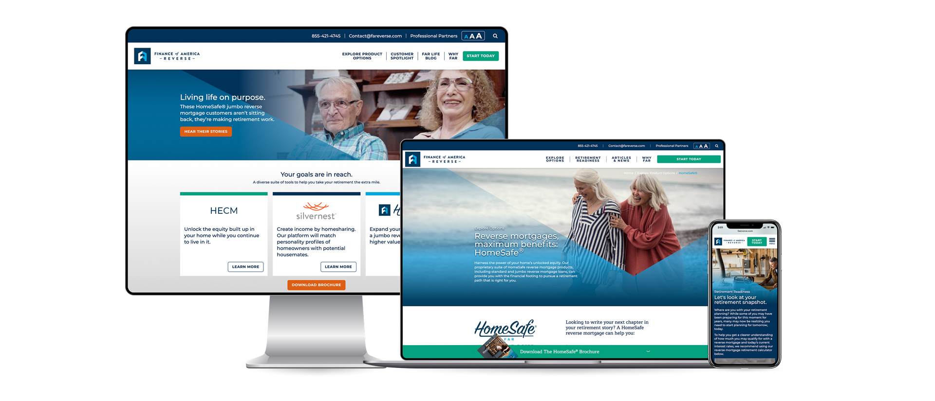 finance of america reverse case study responsive website