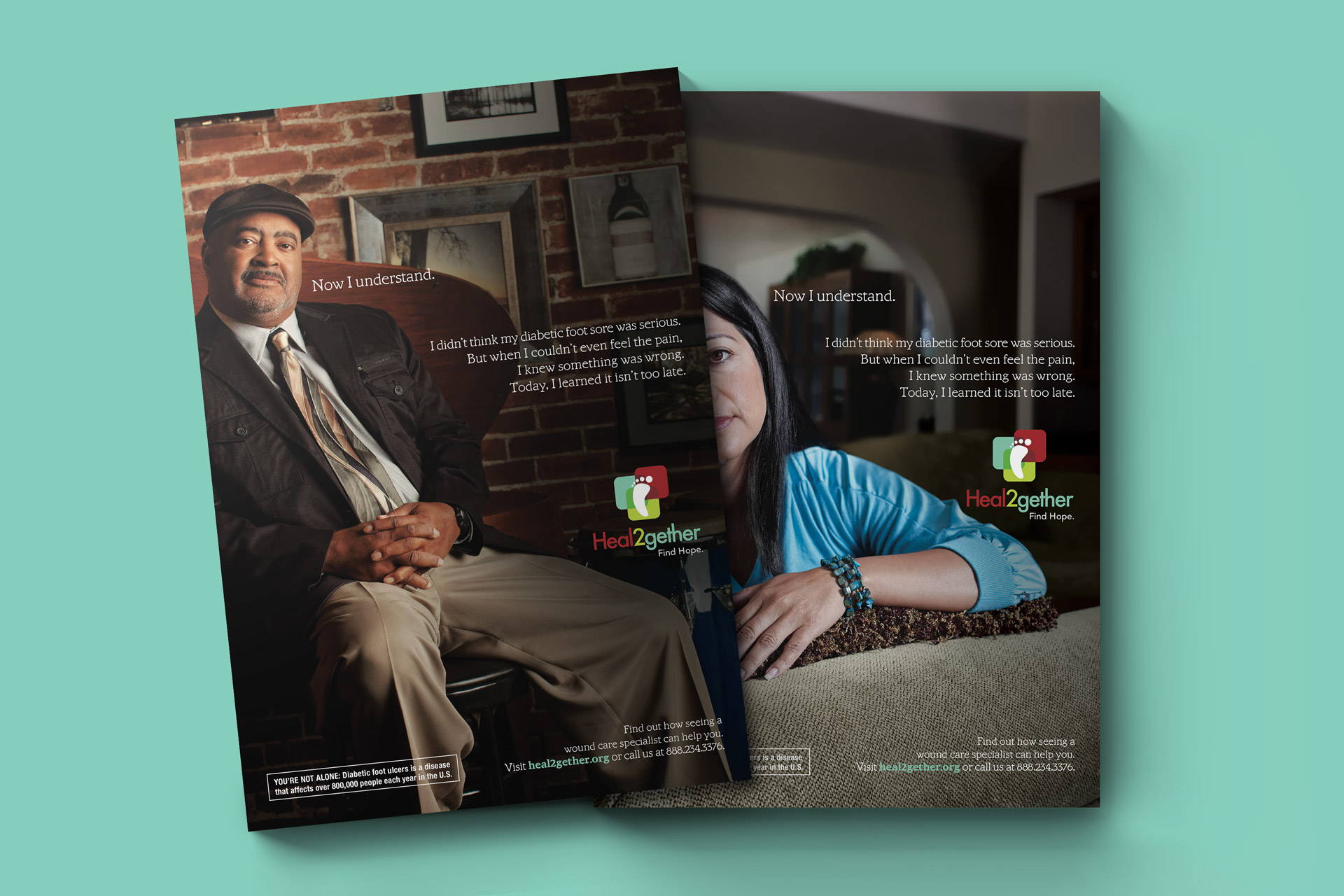 heal2gether case study print ad 2