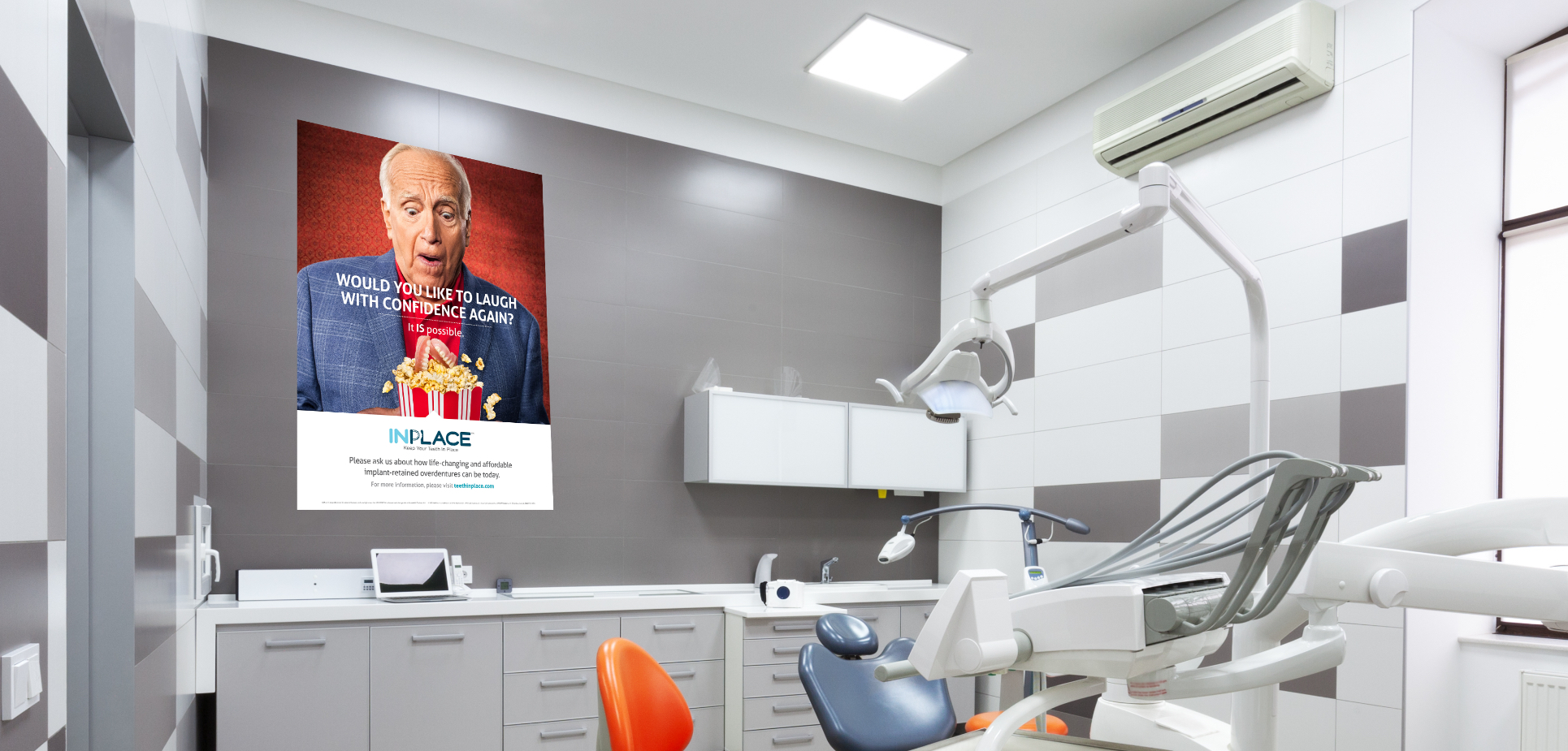 inplace case study in office poster