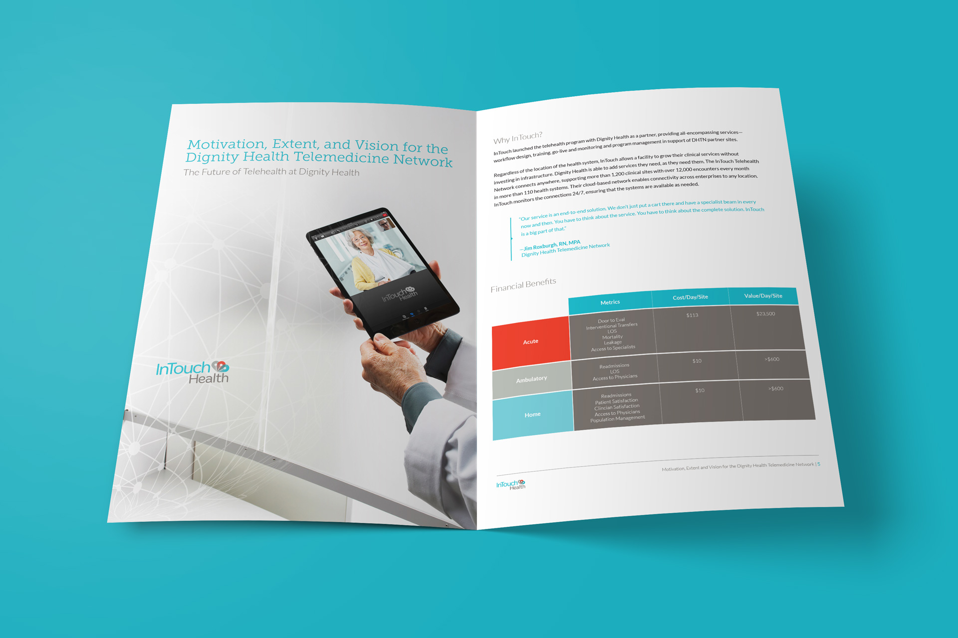 intouch health case study sales deck