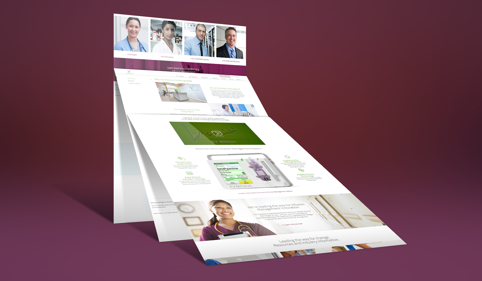 ivenix case study website layout