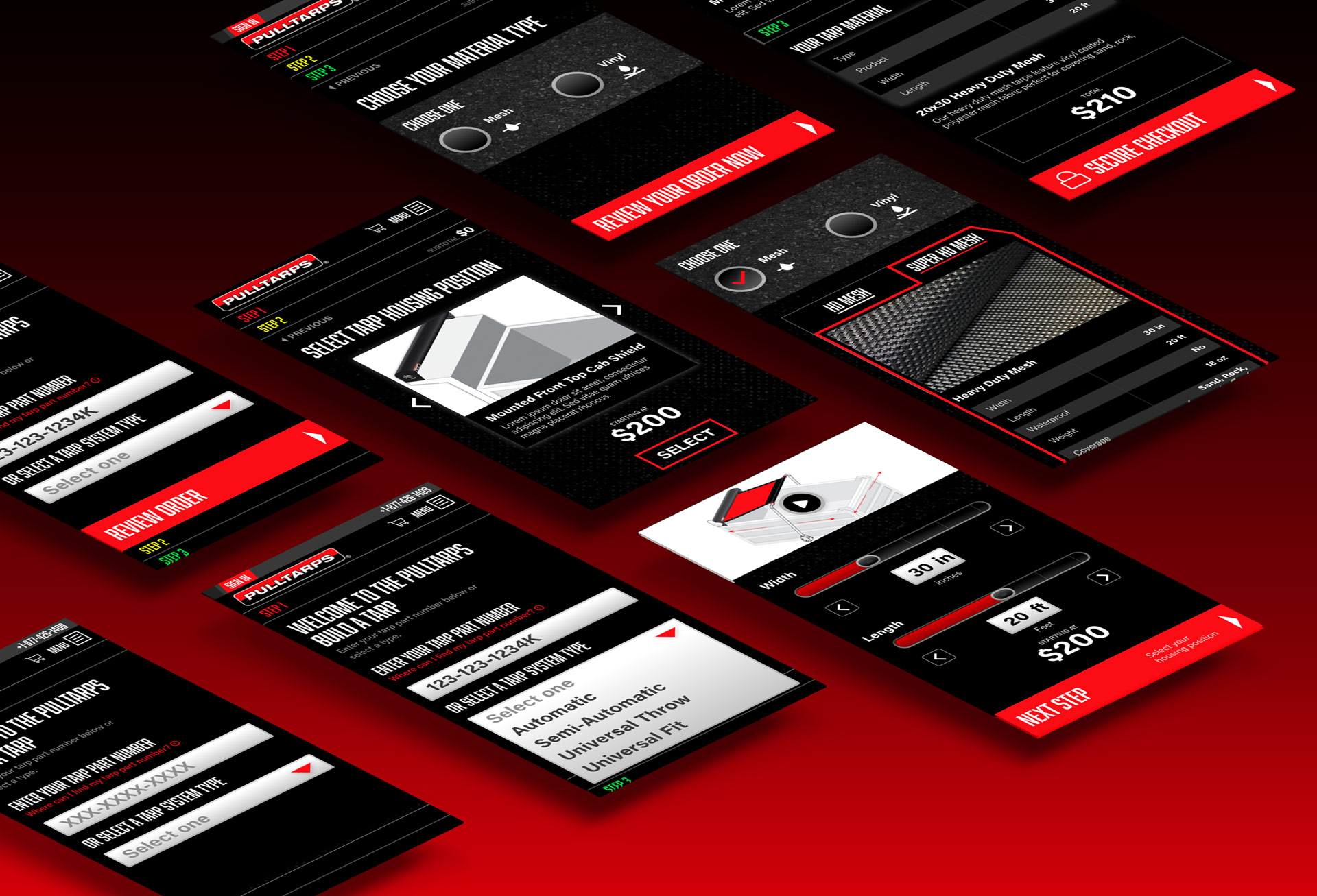 pulltarps case study mobile checkout