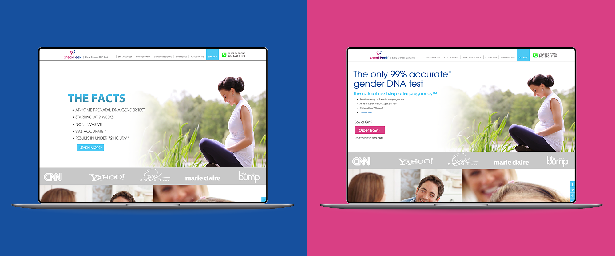 sneakpeek case study a/b test