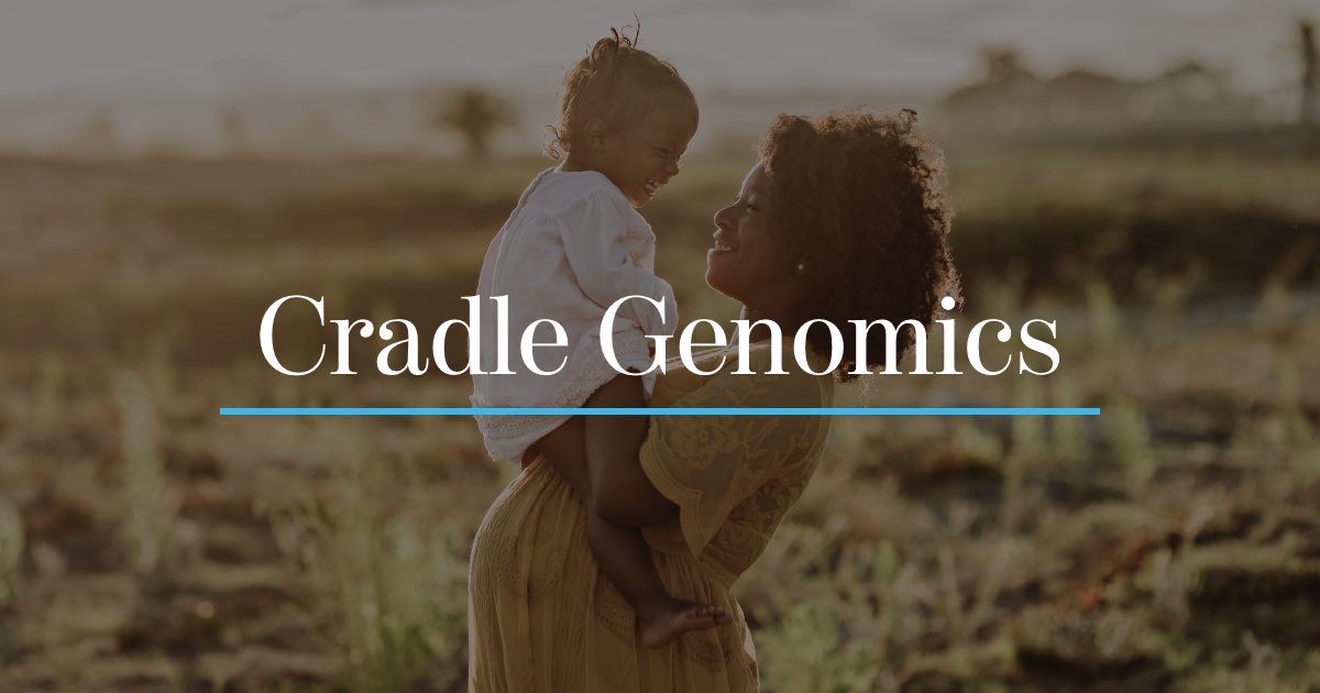 Healthcare site Redesign Cradle Genomics