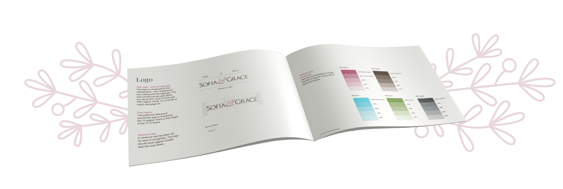 sofia grace case study brand book