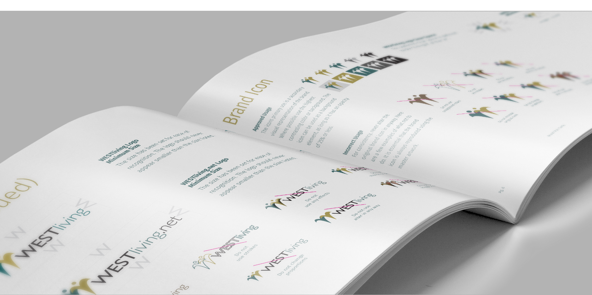 westliving case study brand book