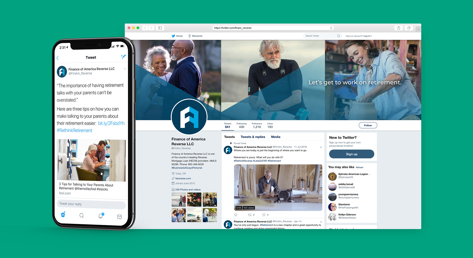 finance of america reverse case study social channels