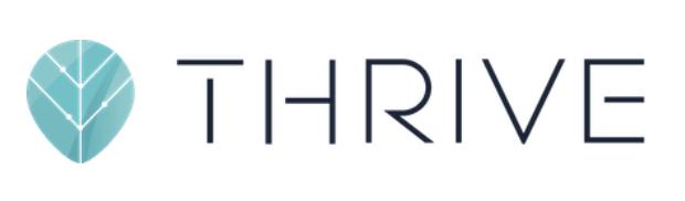 A logo that says 'Thrive'.