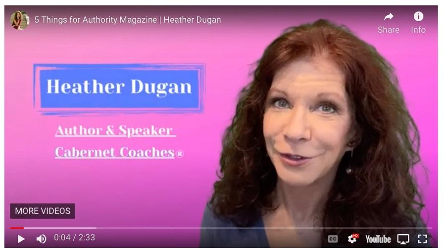 A paused Youtube video by Heather Dugan.