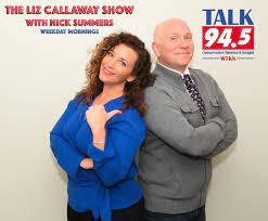 A promotional graphic of Liz Callaway and Nick Summers from the Lis Callaway Show.