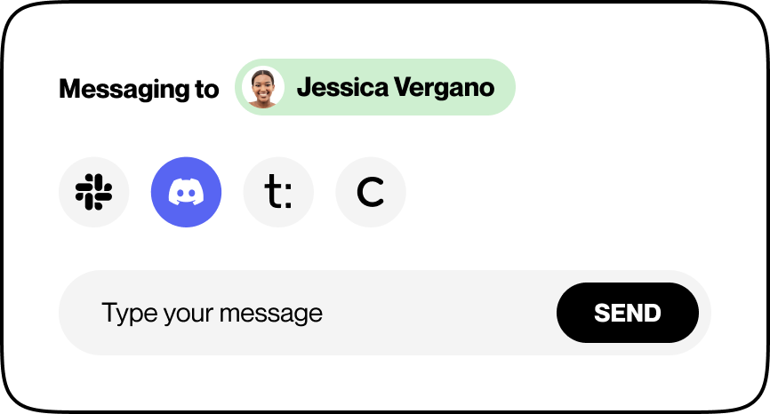 message box sending to Discord
