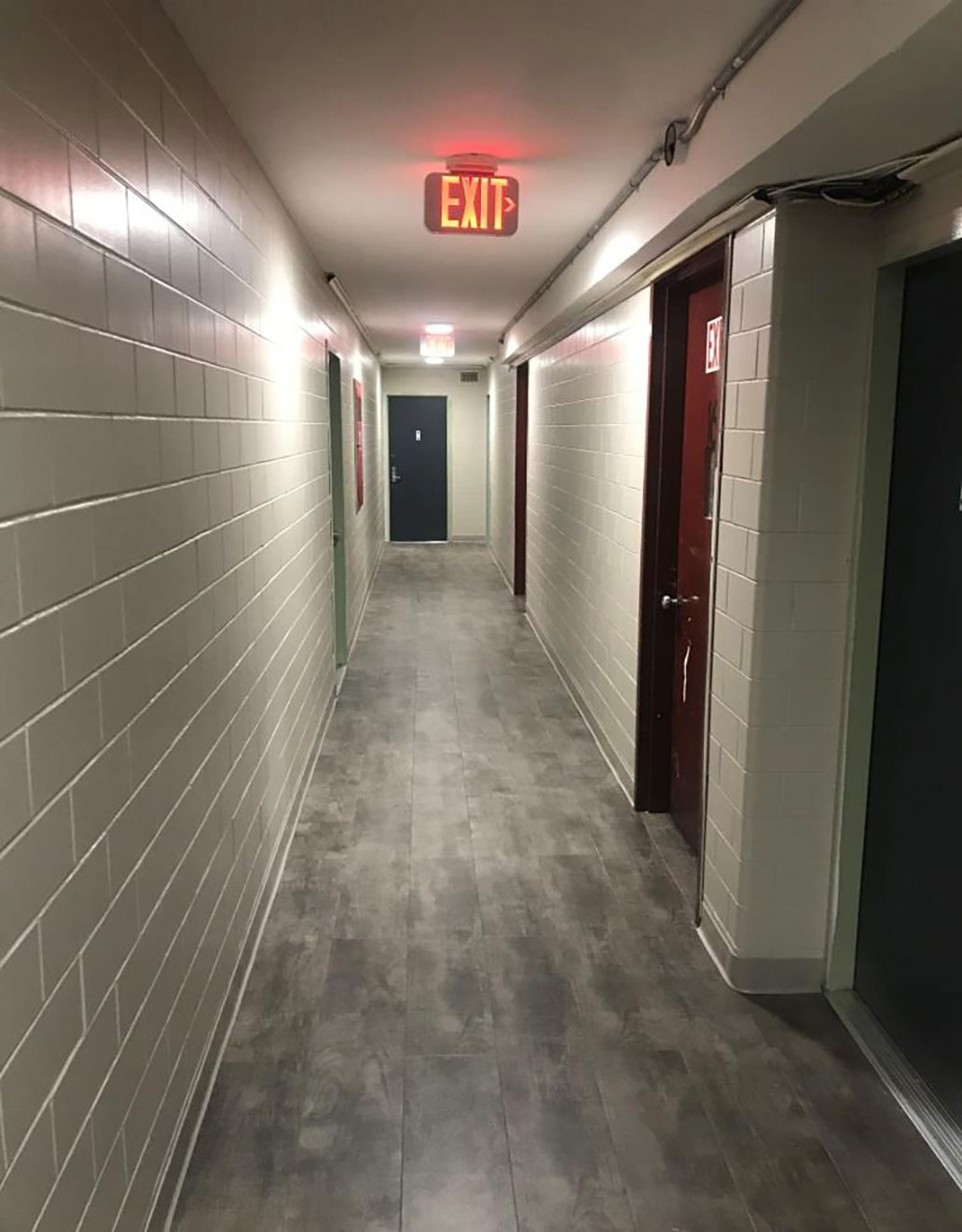 Baychester and Murphy apartment hallway after renovation