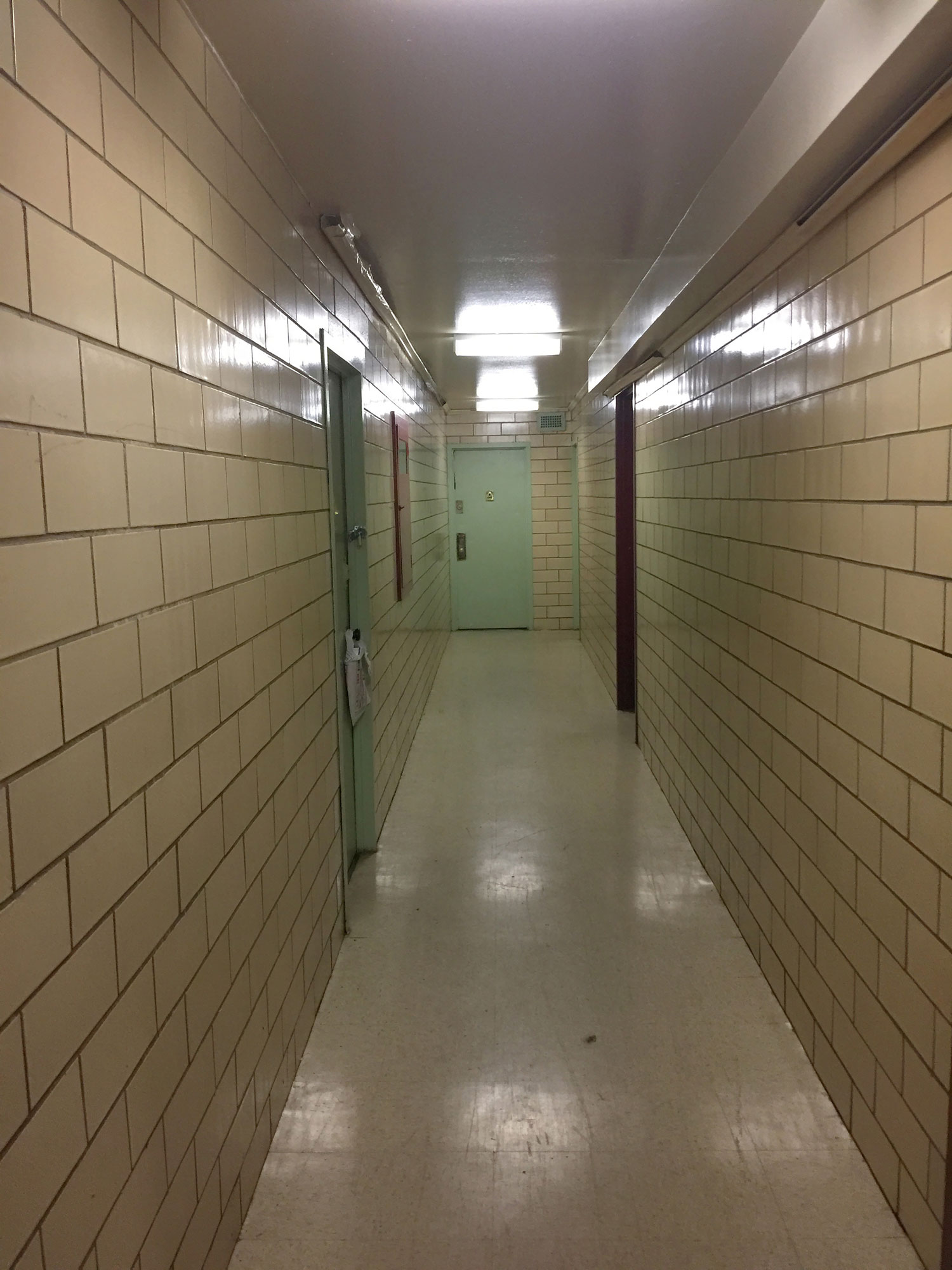 Baychester and Murphy apartment hallway before renovation