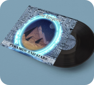 A mock up of my album cover, Pyramids and Stars