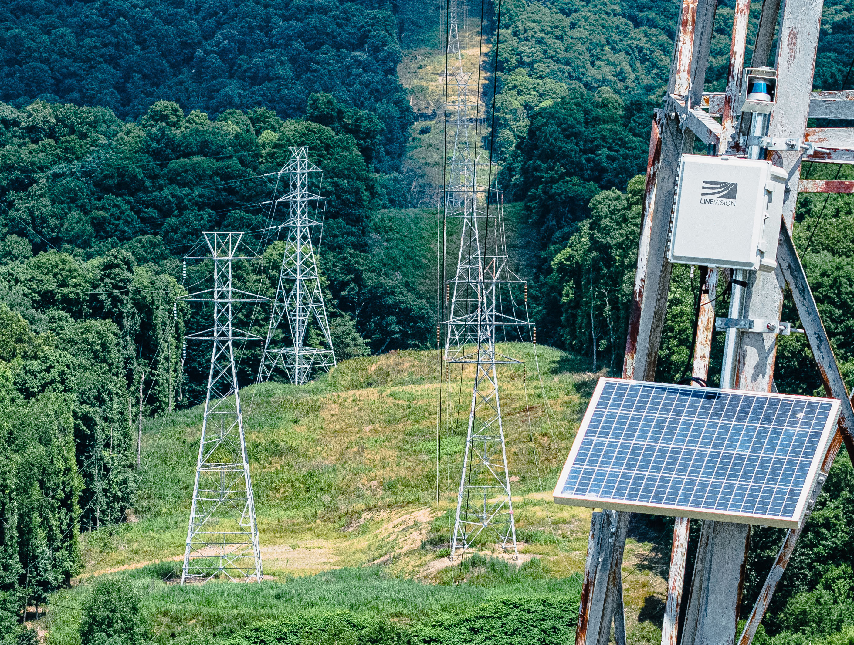 LineVision Sensor Installed on DLC Tower