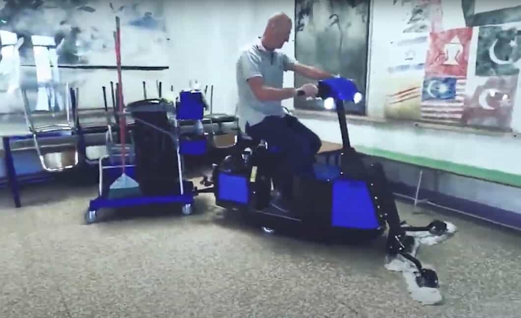 Veicolo elettrico Fiorentini Sany Mop per pulizia pavimento