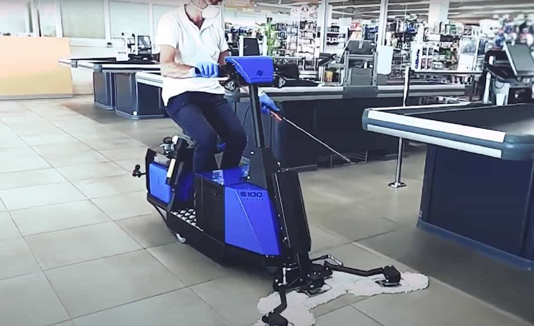 Veicolo elettrico Fiorentini Sany Mop per pulizia supermercato