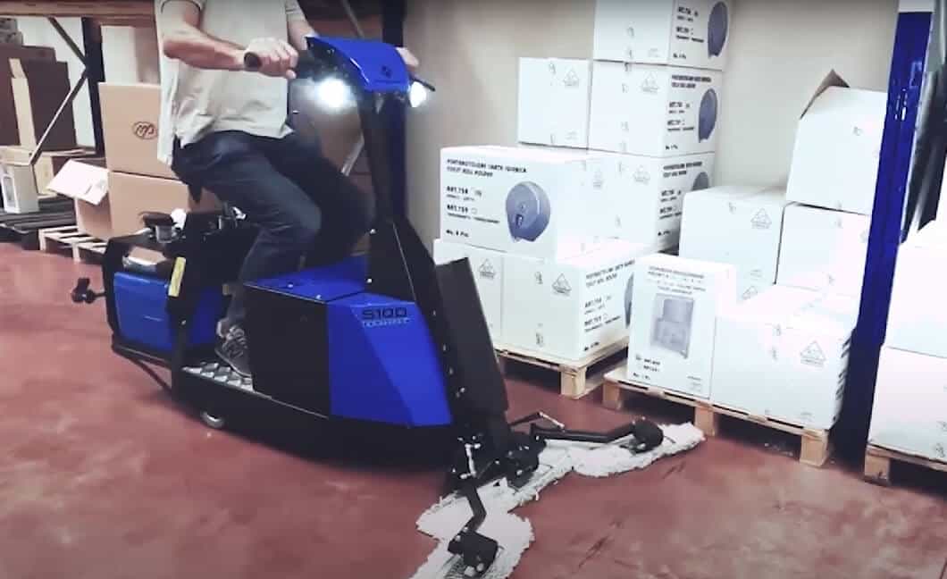 Veicolo elettrico Fiorentini Sany Mop per pulizia magazzino