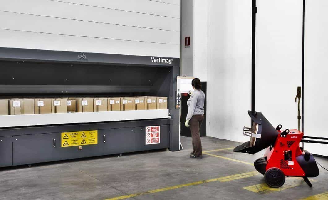 Riscaldatore Biemmedue Fire a gasolio in zona logistica